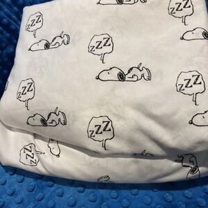QUEEN SIZE Flat /Fitted Sheet Pillow Case Berkshire Peanuts Snoopy Poses n Paws